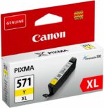 Cartouche d'encre Canon CLI-571XL jaune - rendement élevé - compatible PIXMA – Image 2