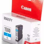 Cartouche d'encre Canon PGI-1500XL Cyan - XL 1020 pages - Compatibilité Maxify MB