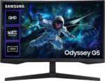 Moniteur gaming incurvé Samsung Odyssey G5 32" QHD 165 Hz 1 ms 1000R - Noir