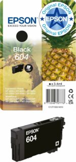 Cartouche d'encre noire Epson 604 Ananas originale - Standard - XP/WF compatibles
