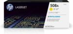 Cartouche toner HP 508A jaune - Laser haute capacité 5000 pages - Compatibilité M552/M553/M577