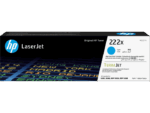 Toner laser HP 222X cyan haute capacité - ~2 500 pages - LaserJet Pro 3203/3303