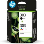 HP 303 - Pack de 2 cartouches d'encre authentiques - Noir et Tri-couleur OEM