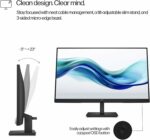 Écran PC HP 23,8'' IPS Full HD 100 Hz - Confort visuel et connectiques multiples – Image 6