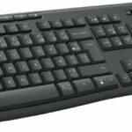 Combo clavier et souris sans fil Logitech MK370 - Sécurité Logi Bolt - AZERTY - Gris