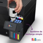 Imprimante multifonction Epson EcoTank ET-3950 - Wi-Fi - Réservoirs d'encre - Recto verso – Image 10