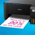Imprimante multifonction Epson EcoTank ET-2861 - Jet d'encre, Wi-Fi Direct, réservoirs rechargeables – Image 8