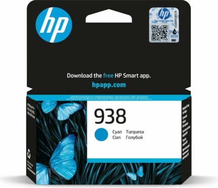HP Cartouche d'encre 938 cyan - 800 pages - Originale OEM - Compatibilité HP 938