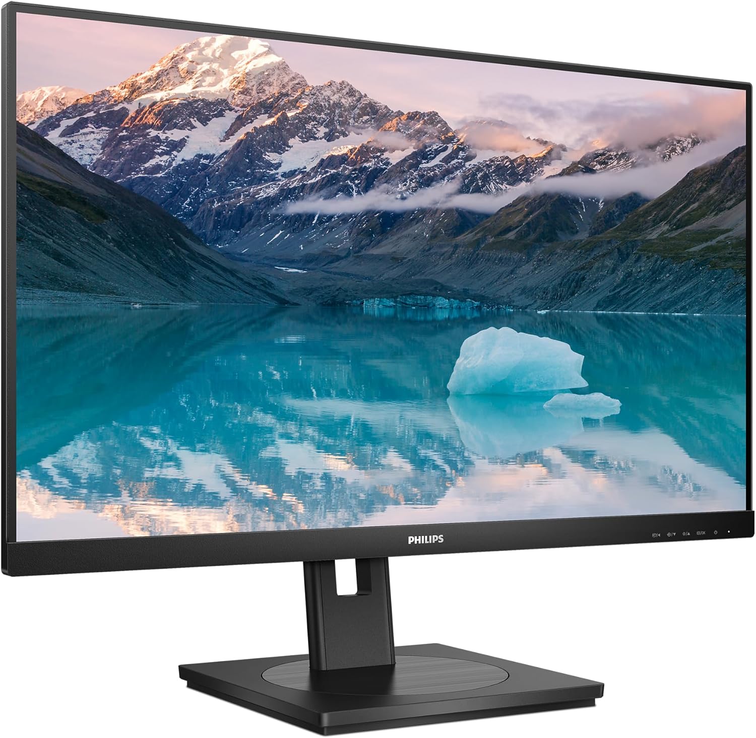 0392c68e-d7fe-4ad7-a5dd-d4263b750b10.jpg Moniteur PC Philips 24" Full HD VA - Réglable hauteur, Flicker-Free, haut-parleurs, noir – Image 1