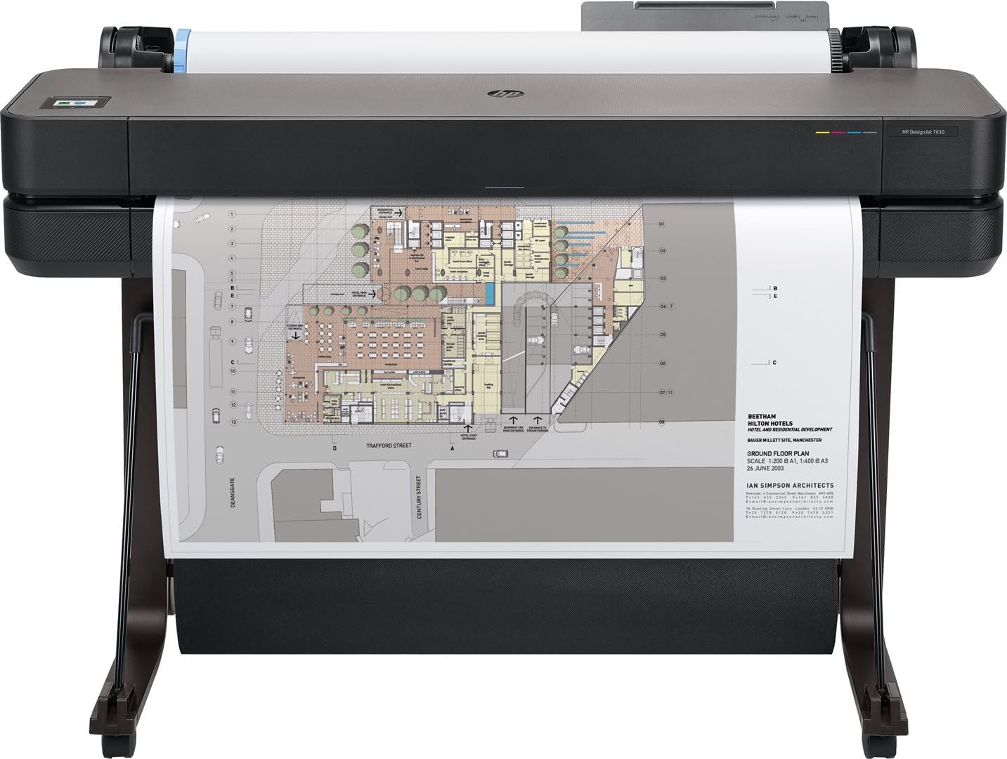 133916af-4ef2-4a00-bf84-d8d35d39d38a.jpg Traceur grand format HP DesignJet T630 - 36 pouces A0 - Wi-Fi - Impression mobile – Image 1