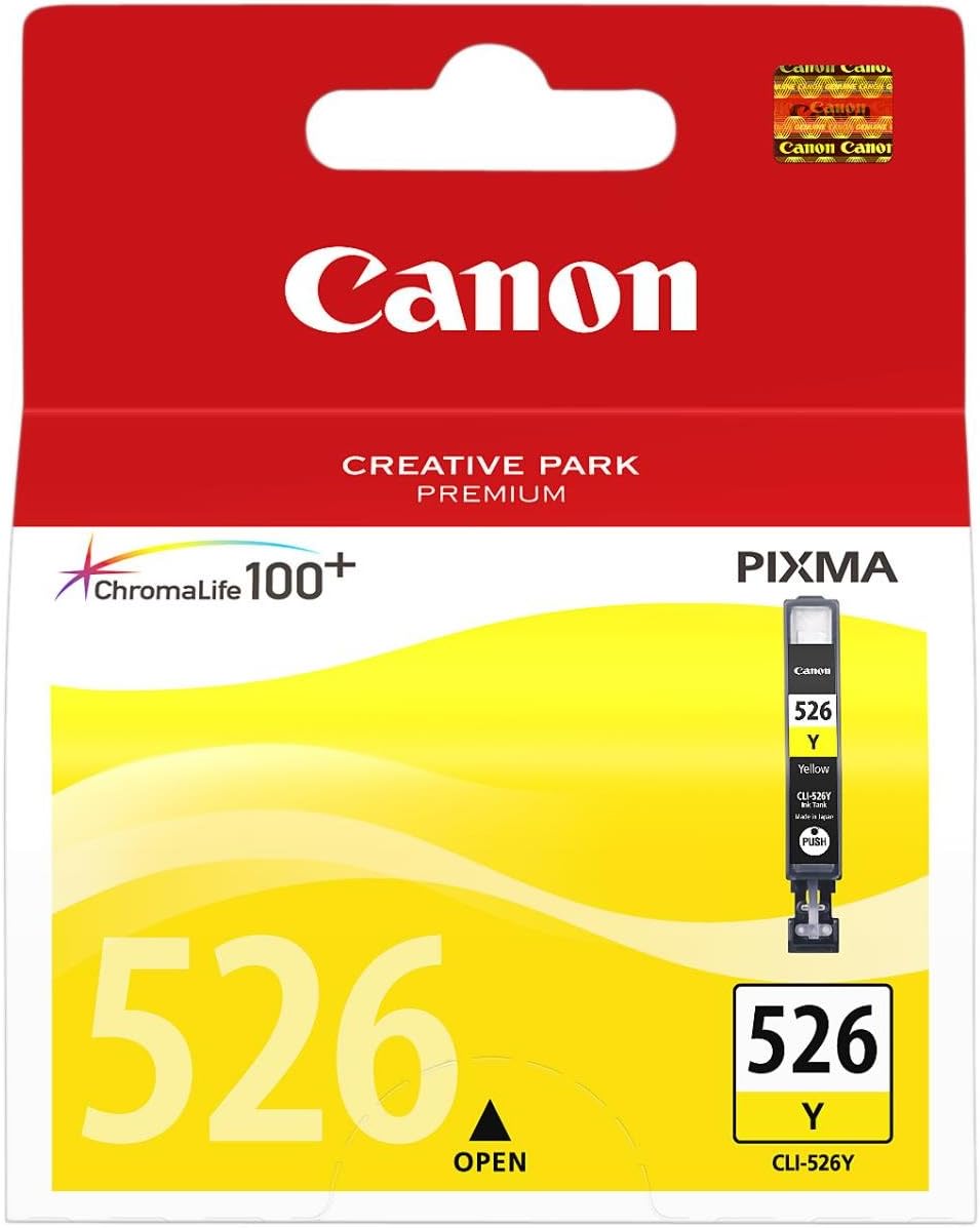 1c13a297-3915-4479-baff-9787e1f536cb-2.jpg Cartouche d'encre Canon CLI-526Y jaune - Originale pour imprimantes PIXMA – Image 1