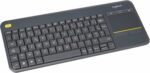 Clavier sans fil Logitech K400 Plus - Pavé tactile intégré - AZERTY - Noir – Image 3