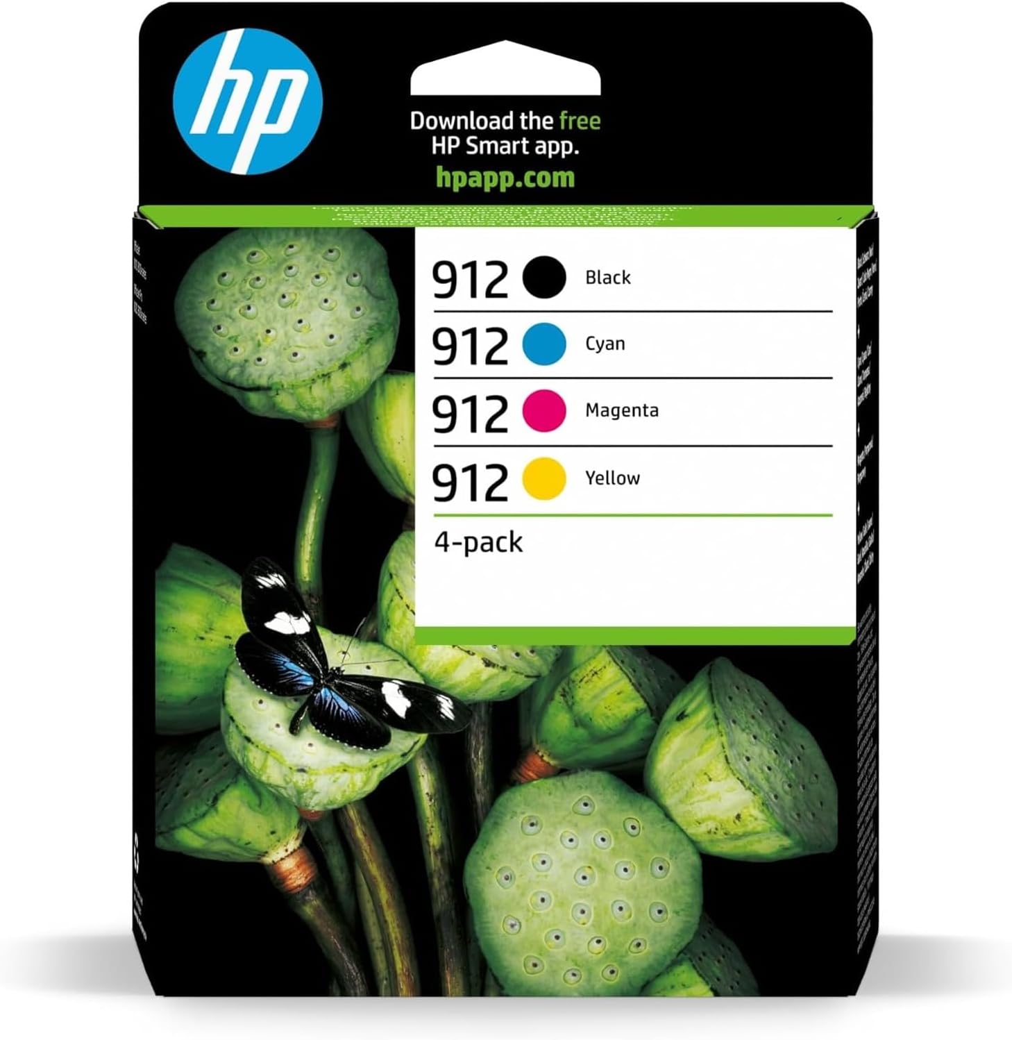 27874ad8-9a56-405b-afd3-50ef87f04c9b.jpg Cartouches d'encre HP 912 multipack - Noir, Cyan, Magenta, Jaune - OfficeJet Pro – Image 1
