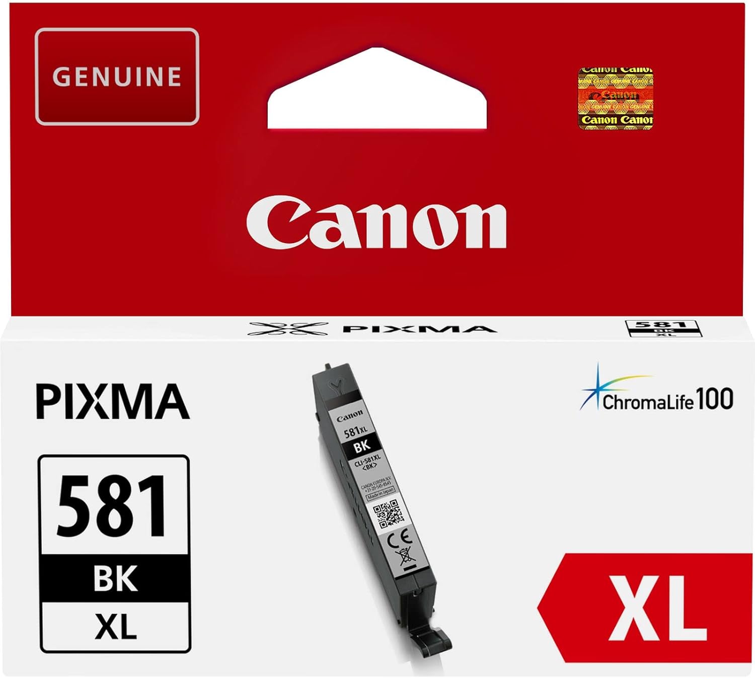 3b386ae0-538a-409f-bfe6-e1ed6299e8f4-7.jpg Cartouche d'encre Canon CLI-581XL BK noire XL - Rendement élevé - Compatible TS6150 – Image 1