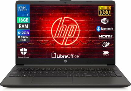 Ordinateur portable HP 250R G9 - Intel Core 5-120u - 16Go RAM - SSD 512Go - 15,6'' FHD