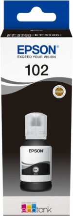 Bouteille d'encre noire rechargeable Epson EcoTank 127 ml - Compatible ET-4750/ET-2700