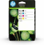 Cartouches d'encre jet d'encre HP 953 Multipack - Noir et couleurs - Haut rendement