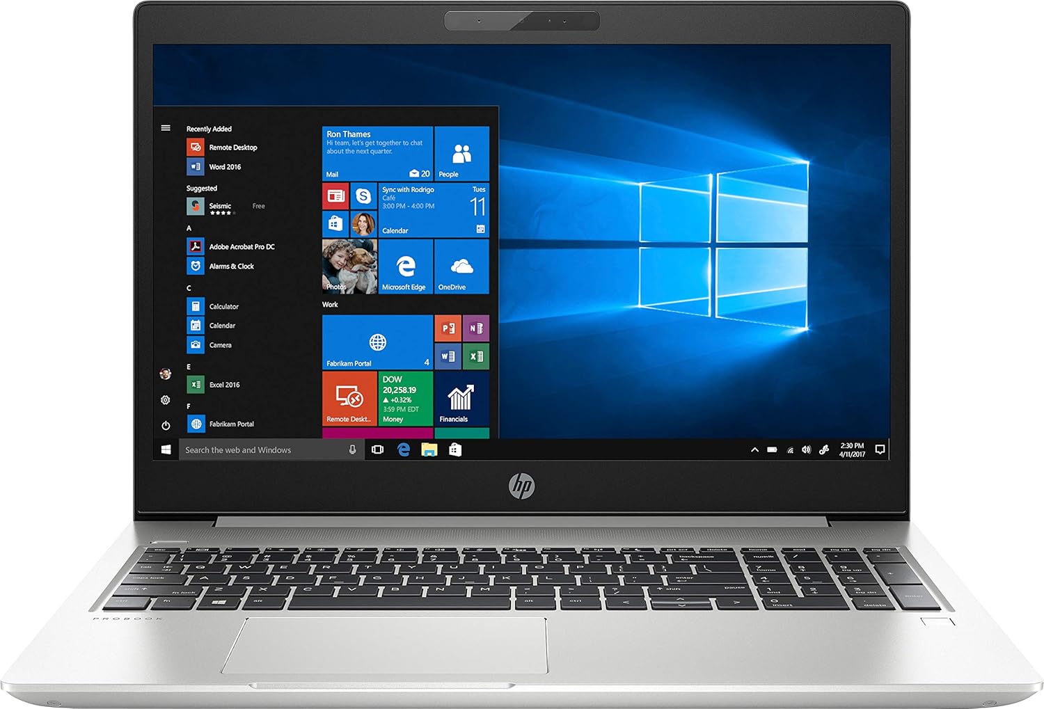 7fd748c7-da53-4a09-a2c6-9049610c1976.jpg PC portable HP ProBook 450 G6 - Intel Core i7, 16Go RAM, SSD 256Go, 15,6" FHD, Windows 10 Pro – Image 1