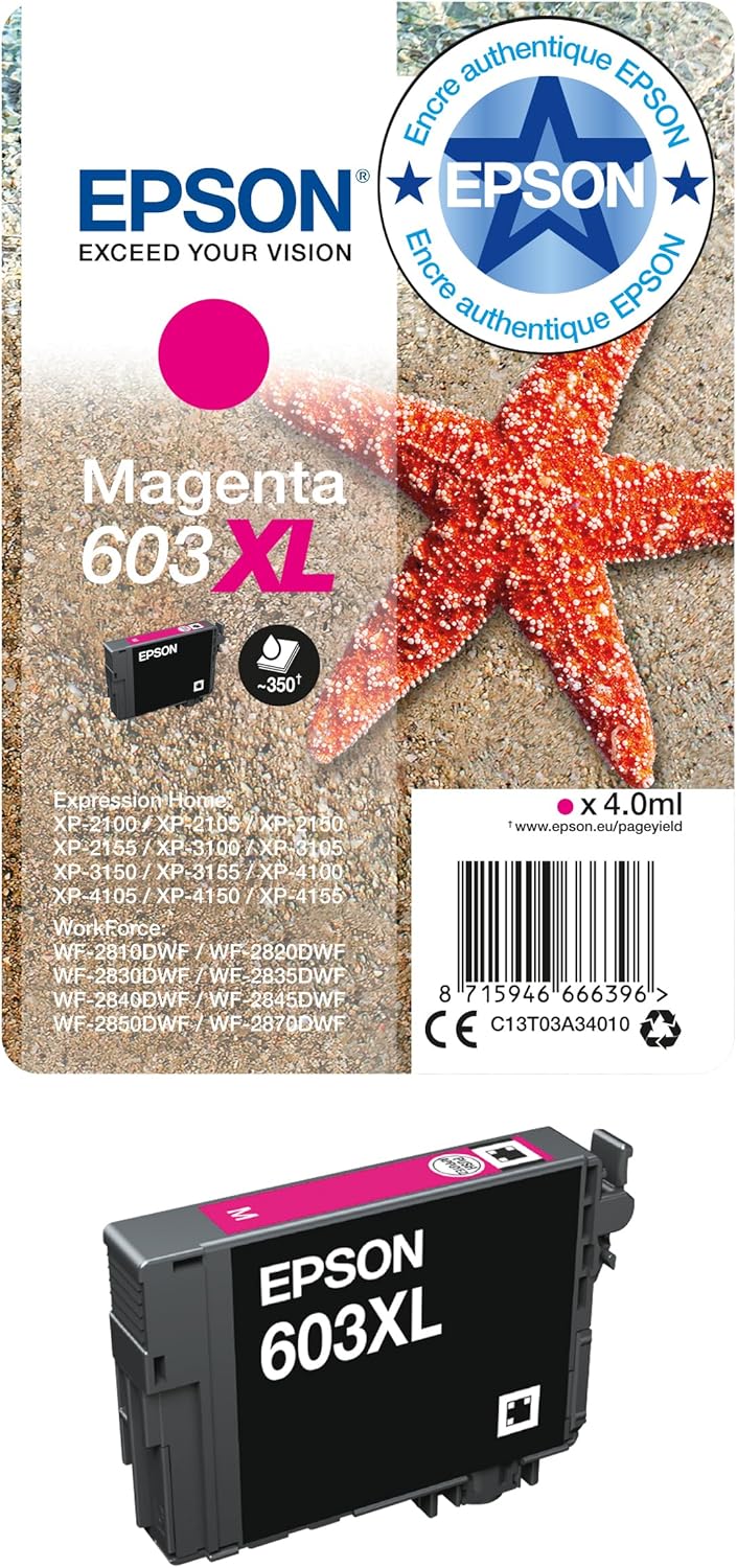859ee531-2891-4876-a7af-6f84c812b59a-12.jpg Cartouche d'encre Epson 603XL Magenta XL - Haute capacité - Compatible XP et WF – Image 1