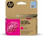 Cartouche d'encre HP 938e EvoMore Magenta - Haut rendement 1650 pages - OfficeJet 9110/9120/9130