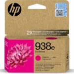 Cartouche d'encre HP 938e EvoMore Magenta - Haut rendement 1650 pages - OfficeJet 9110/9120/9130