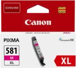 Cartouche d'encre Canon CLI-581XL Magenta XL - Compatible PIXMA - Capacité élevée