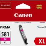 Cartouche d'encre Canon CLI-581XL Magenta XL - Compatible PIXMA - Capacité élevée