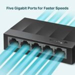 Switch Ethernet Gigabit 5 ports 10/100/1000 Mbps - TP-Link - Plug and Play écoénergétique – Image 3