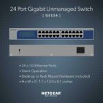 Switch 24 ports Gigabit Ethernet non manageable NETGEAR - bureau/mural/rackable – Image 2