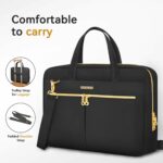 Sacoche ordinateur portable 17-17,3 pouces - Polyester déperlant - Multiples poches - Noir – Image 6