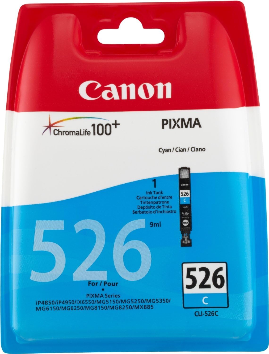 a34e346f-4a76-4f89-83bd-f032128cbe02-5.jpg Cartouche d'encre cyan Canon CLI-526C - Jet d'encre Chromalife101 - Compatible PIXMA – Image 1