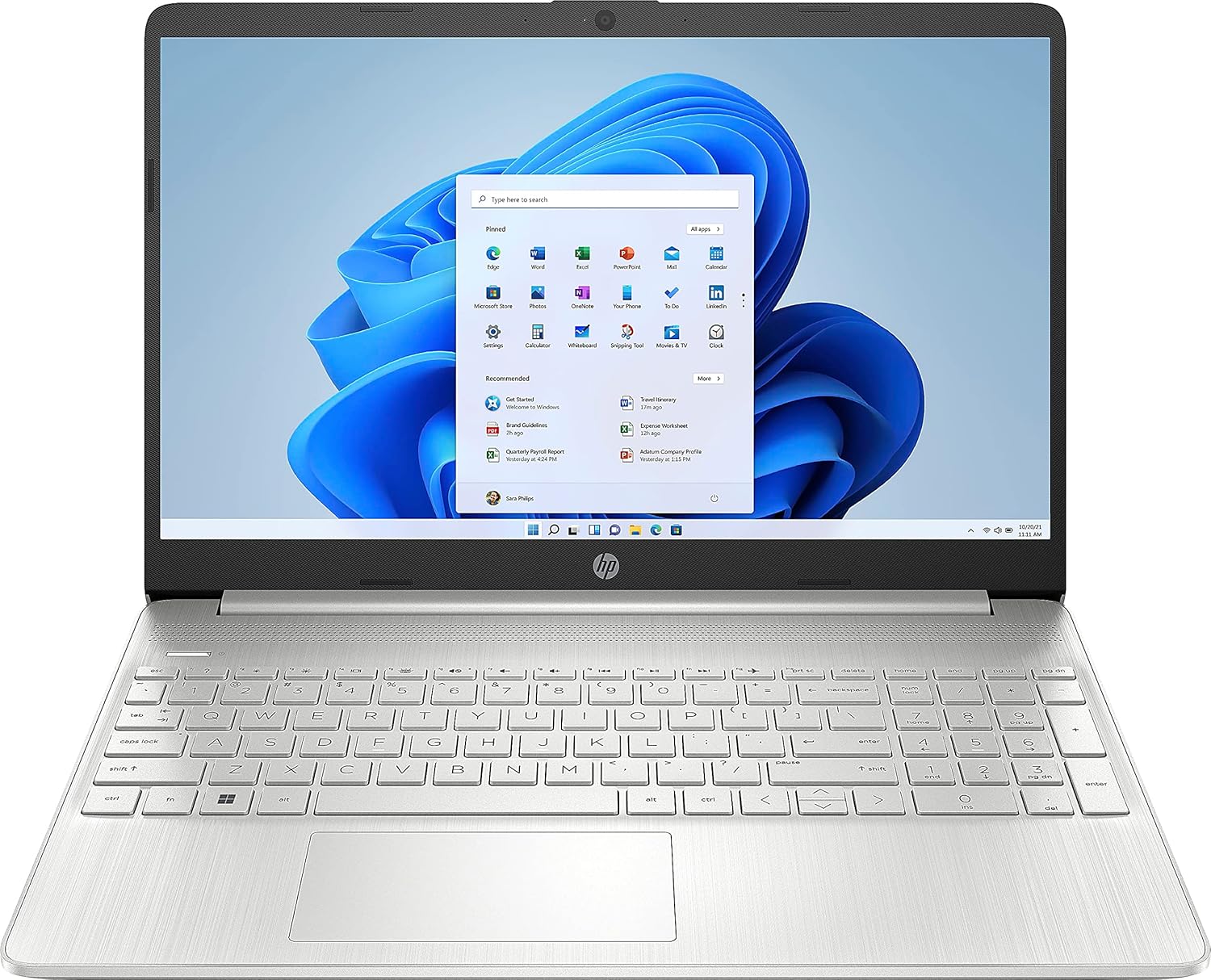 b28970d2-8828-472f-adf5-35e2f4247455.jpg Ordinateur portable HP 15,6" FHD - Ryzen 3 5300U, 8Go RAM, 256Go SSD, Windows 11 – Image 1