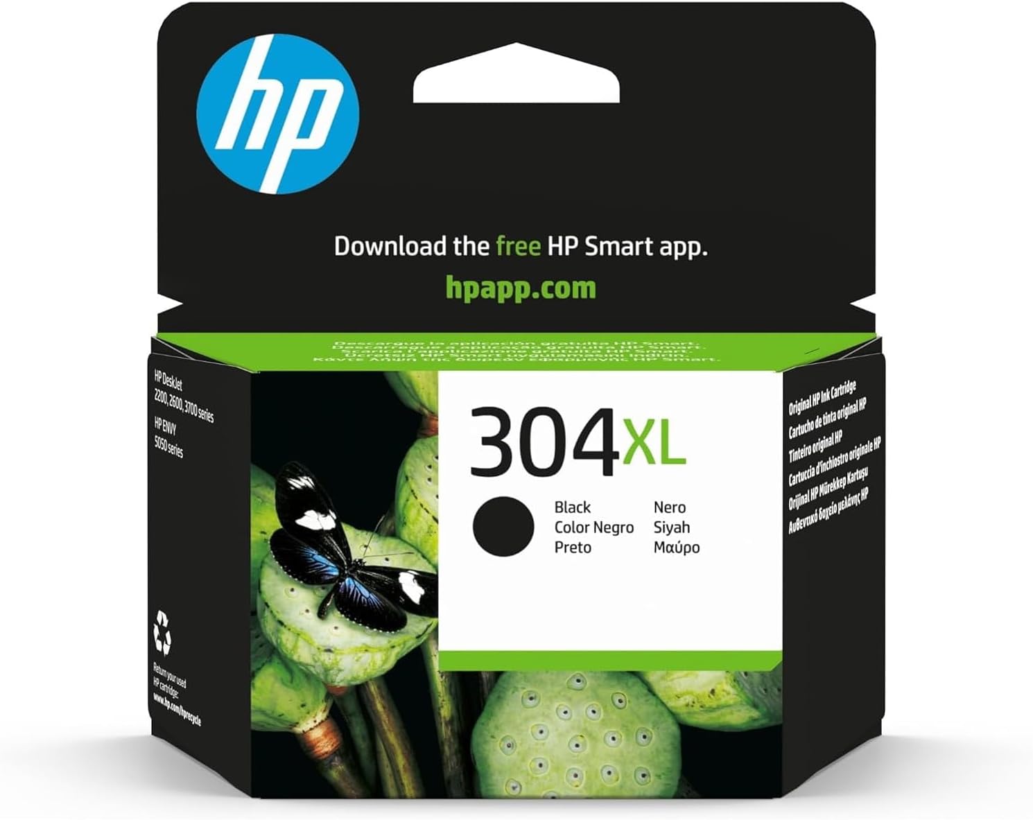 bce94e4e-6472-4ed1-af11-e85c2d471b08.jpg Cartouche d'encre noire HP 304XL - Haute capacité 300 pages - Compatible DeskJet Envy – Image 1