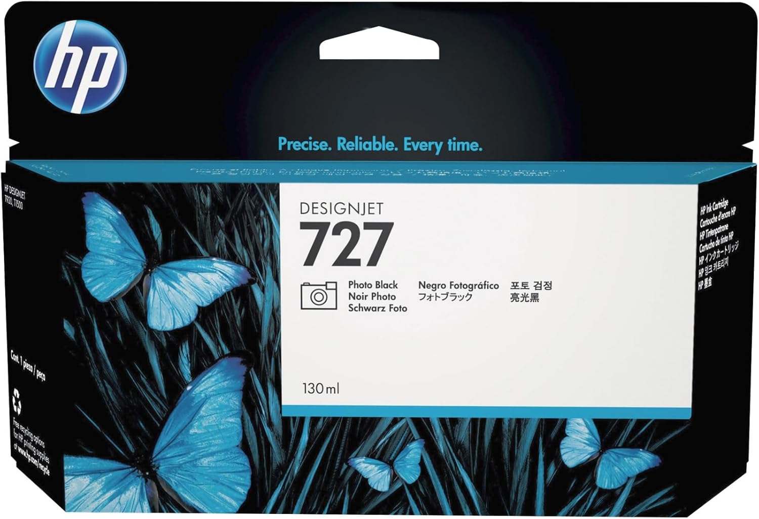 cf252bbb-a4ca-47f8-a451-f8644ed39ab1-4.jpg Cartouche d'encre HP 727 Noir Photo 130 ml - Compatible DesignJet T920 T1500 T2500 – Image 1