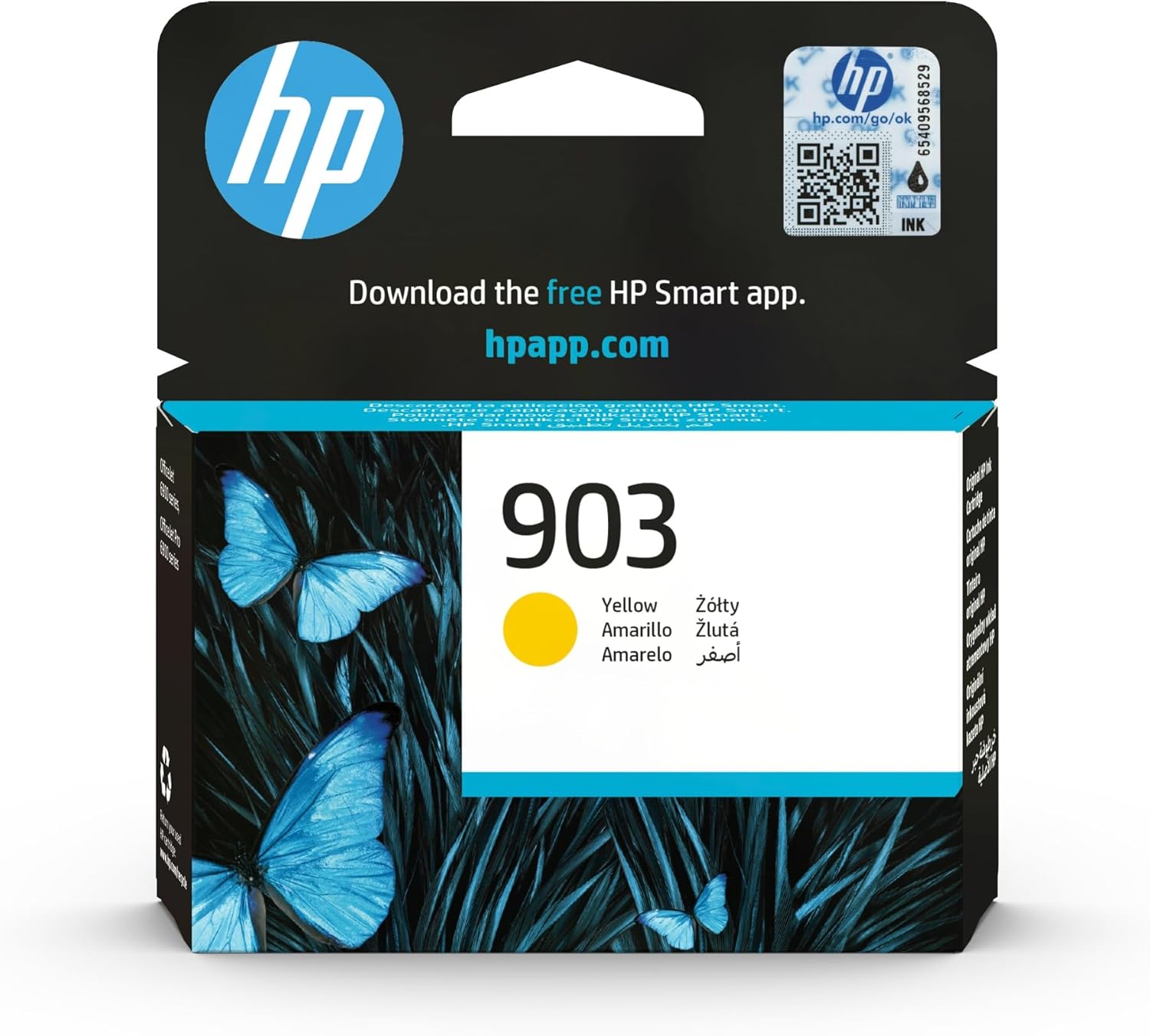 d9decc0e-4ad6-4dd0-baaf-b7c859746a04.jpg Cartouche d'encre HP 903 jaune - Originale, compatible OfficeJet Pro 6950/6960/6970 – Image 1