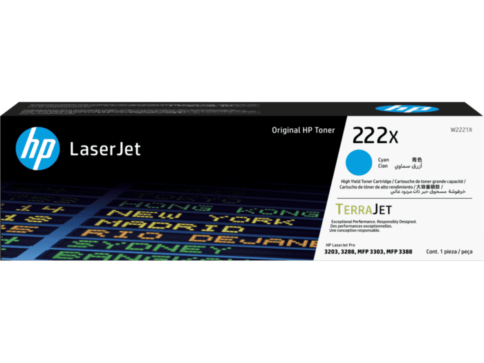 df6d9f49-a693-4776-9bef-a1dafdac200b-3.png Toner laser HP 222X cyan haute capacité - ~2 500 pages - LaserJet Pro 3203/3303 – Image 1