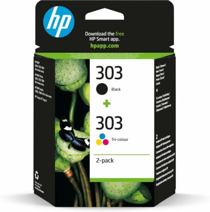 HP 303 - Pack de 2 cartouches d'encre authentiques - Noir et Tri-couleur OEM