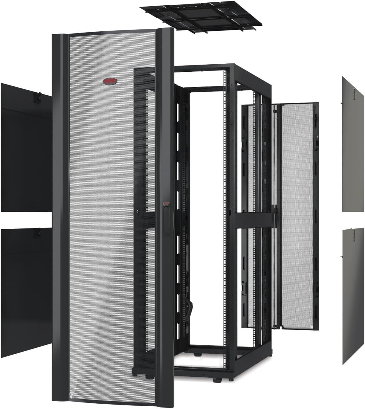 e18d5a47-9d80-4315-858e-e16fab6ad8db.jpg Baie serveur 42U APC NetShelter SX - Montage sans outil - 600x1070mm – Image 1