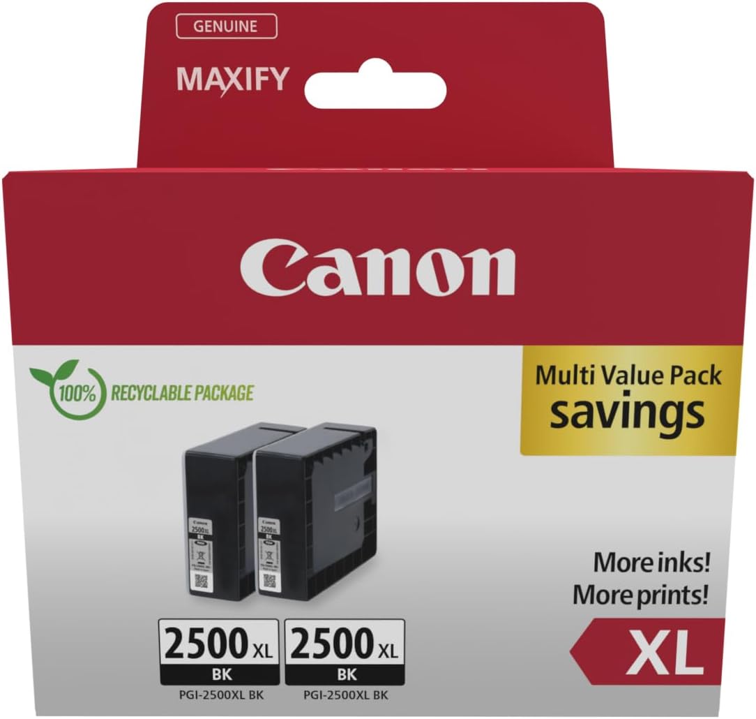 e4cd99e2-1836-4230-b19e-3db7761811e4-5.jpg Cartouche d'encre Canon PGI-2500XL noire XL - Pack de 2 pour MAXIFY – Image 1