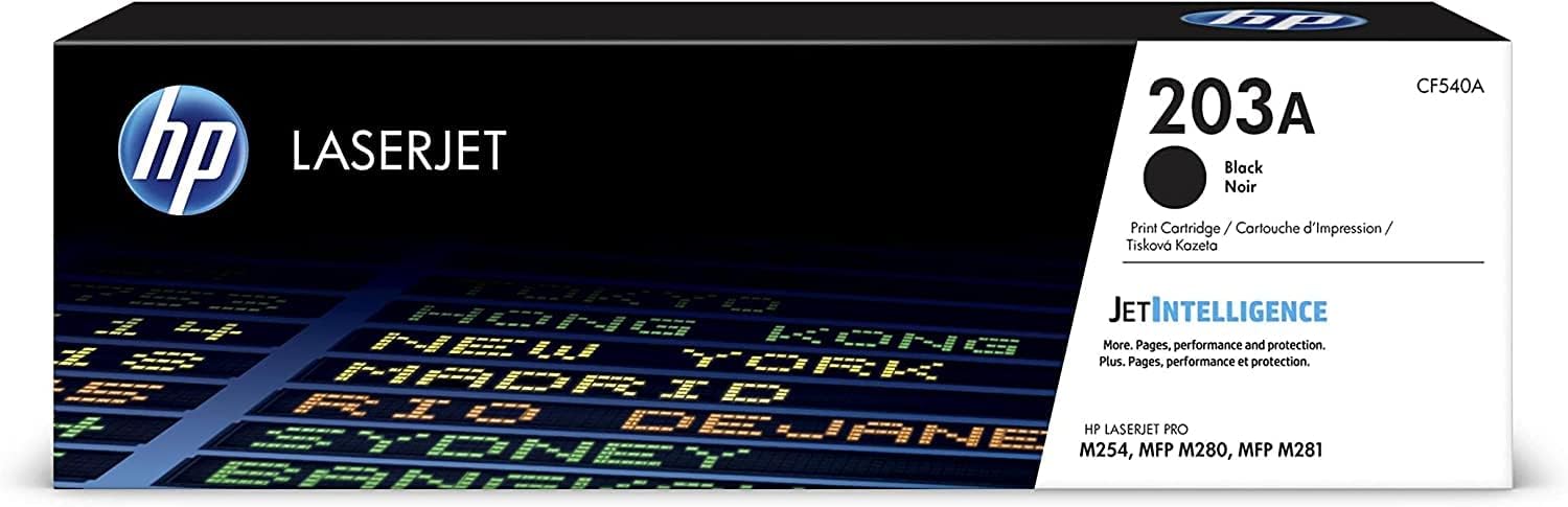 fa36e5e2-88b7-402a-9eda-915aeb5a2fee.jpg Toner HP 203A CF540A Noir Authentique - LaserJet Pro M254/M280/M281 - 1 400 pages – Image 1