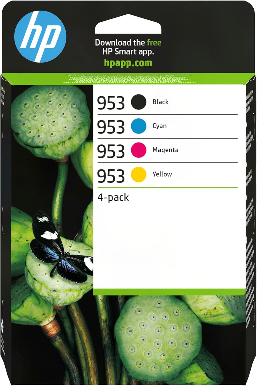 fc91db77-a579-4a1d-ad33-15d1e2bd66ad.jpg Pack de 4 cartouches d'encre HP 953 - Noir, cyan, magenta, jaune - Jet d'encre – Image 1
